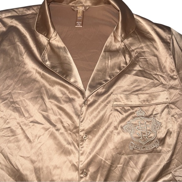 SKIMS Hotel Shine Button Up Silky Sleep Dress | Color: Honey | NEW/NWOT!! RARE! - Picture 11 of 14